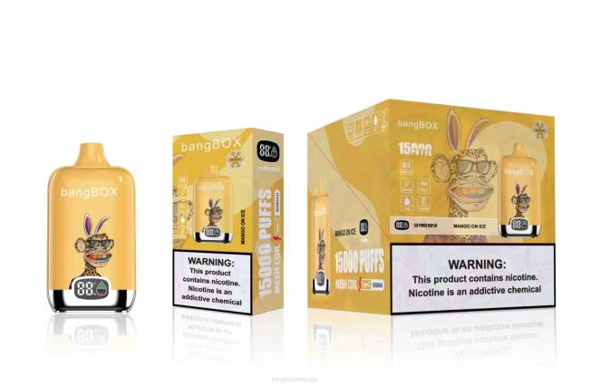 Bang Box Vape 82V448 mangue sur glace | Bang Box 15000 bouffées