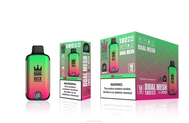 Bang Box Belgique 82V497 pastèque framboise | Bang Box 18000 bouffées