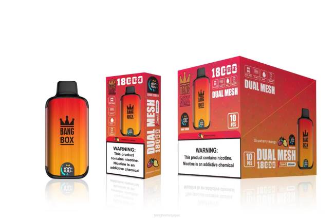 Vape Bang Box Prix 82V499 mangue fraise | Bang Box 18000 bouffées