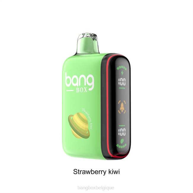 Vape Bang Box Prix 82V427 fraise-kiwi | Bang Box Affichage de puissance intelligent de 9 000 à 18 000 bouffées