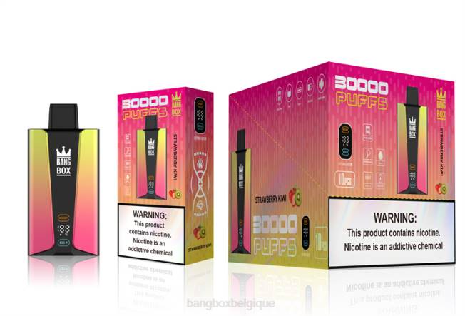 Bang Box Prix 82V474 fraise-kiwi | Bang Box Écran intelligent de 30 000 bouffées