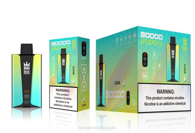 Puff Bang Box Avis 82V476 clair | Bang Box Écran intelligent de 30 000 bouffées