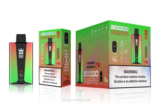 Vape Bang Box Prix 82V475 pastèque fraise | Bang Box Écran intelligent de 30 000 bouffées