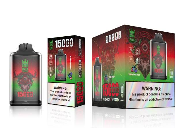 Bang Box Prix 82V4104 glace aux trois baies | Bang Box s1-15000 bouffées