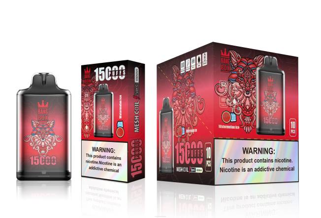 Puff Bang Box Avis 82V4106 glace à la pastèque | Bang Box s1-15000 bouffées